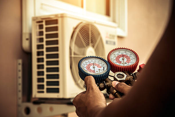 Professional Ductwork Repair technician working in Pine Level, AL
